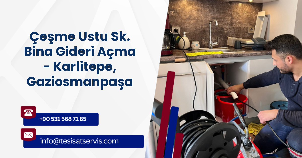 Çeşme Ustu Sk. Bina Gideri Açma - Karlitepe, Gaziosmanpaşa