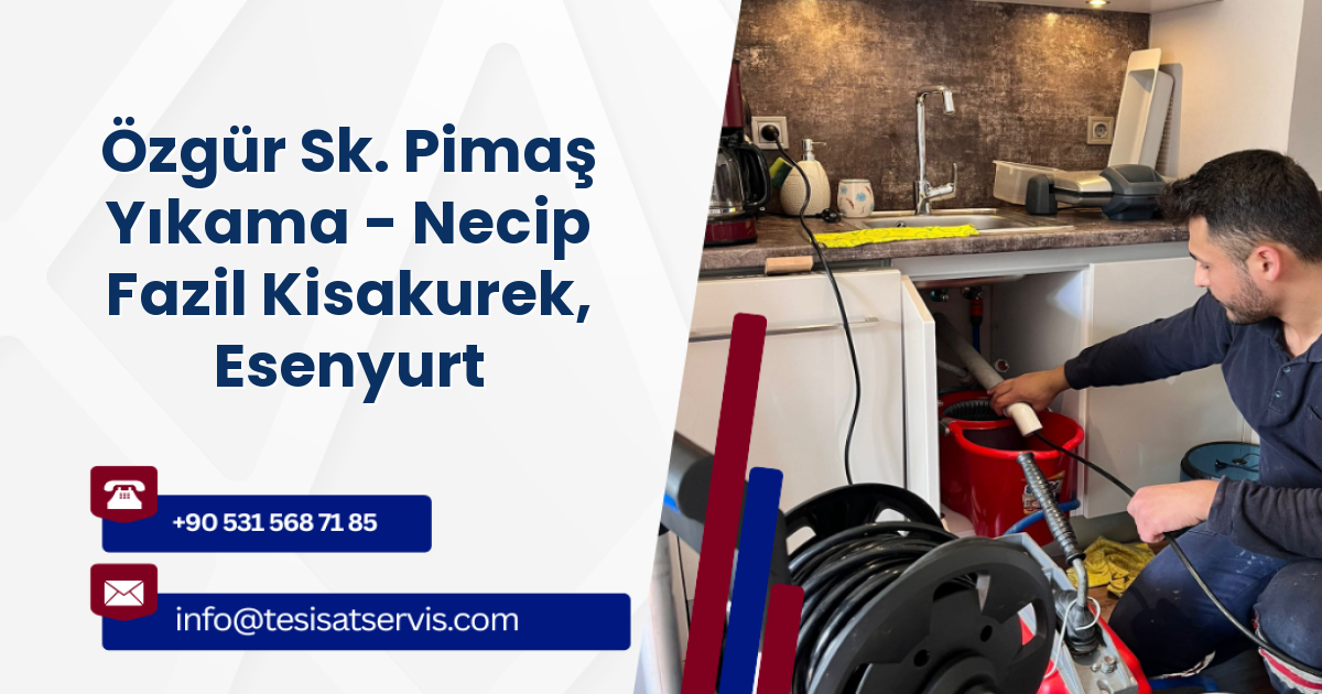Özgür Sk. Pimaş Yıkama - Necip Fazil Kisakurek, Esenyurt