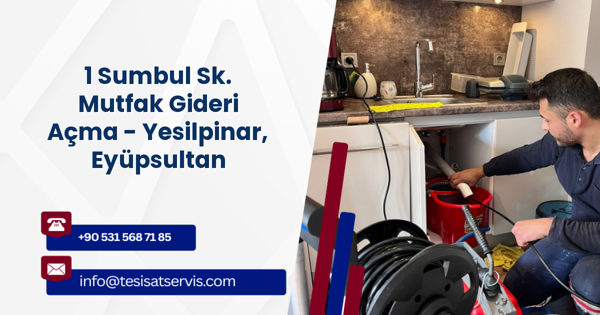 1 Sumbul Sk. Mutfak Gideri Açma - Yesilpinar, Eyüpsultan