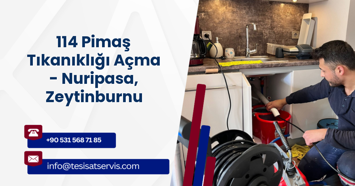 114 Pimaş Tıkanıklığı Açma - Nuripasa, Zeytinburnu