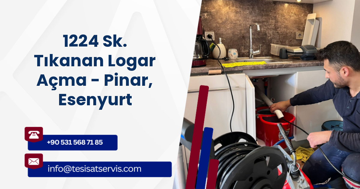 1224 Sk. Tıkanan Logar Açma - Pinar, Esenyurt