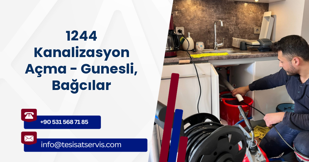 1244 Kanalizasyon Açma - Gunesli, Bağcılar