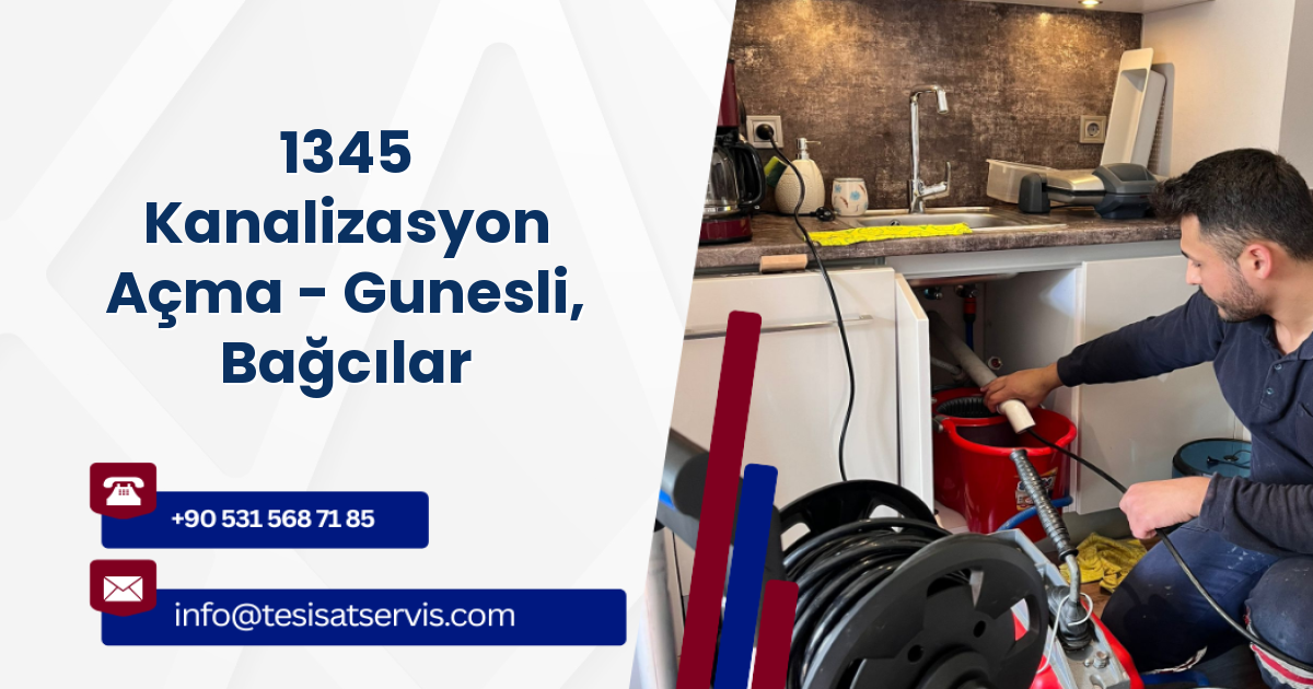 1345 Kanalizasyon Açma - Gunesli, Bağcılar