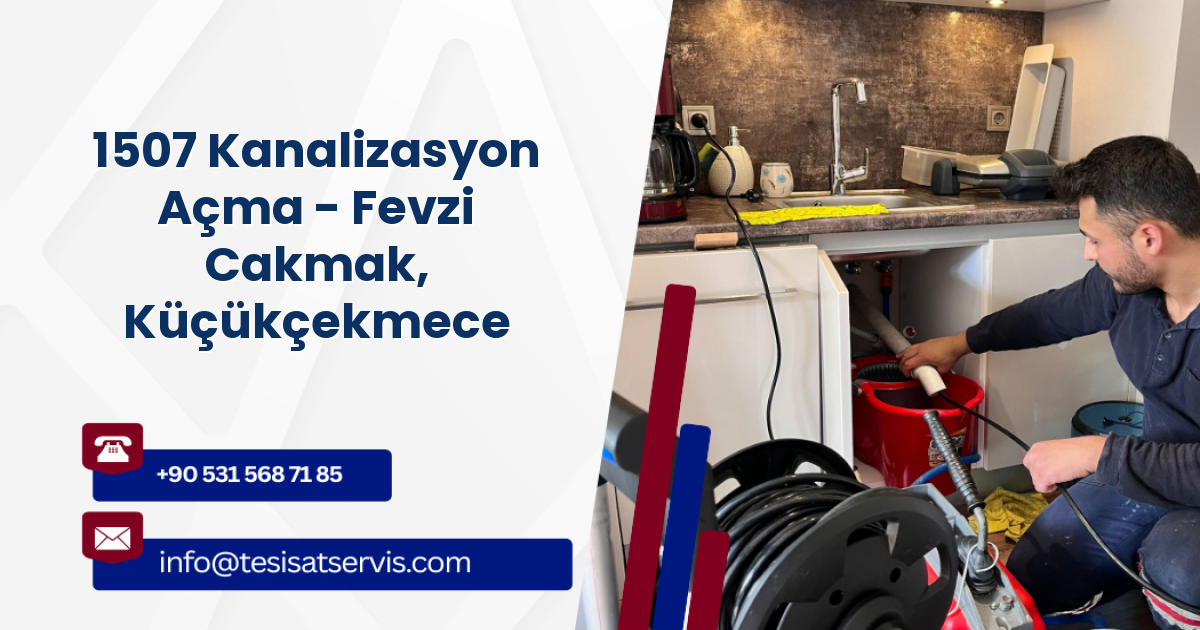 1507 Kanalizasyon Açma - Fevzi Cakmak, Küçükçekmece