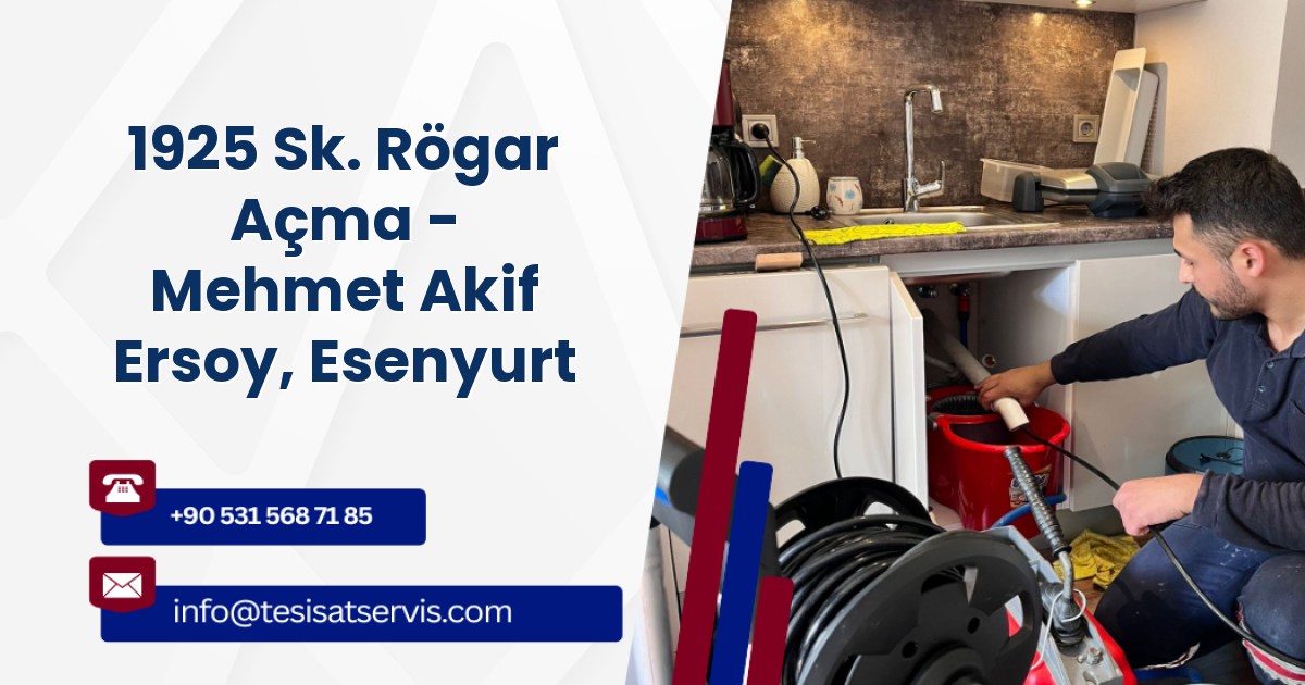 1925 Sk. Rögar Açma - Mehmet Akif Ersoy, Esenyurt
