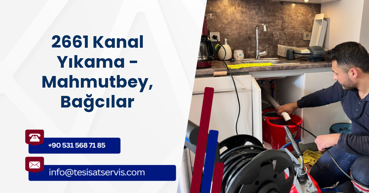 2661 Kanal Yıkama - Mahmutbey, Bağcılar