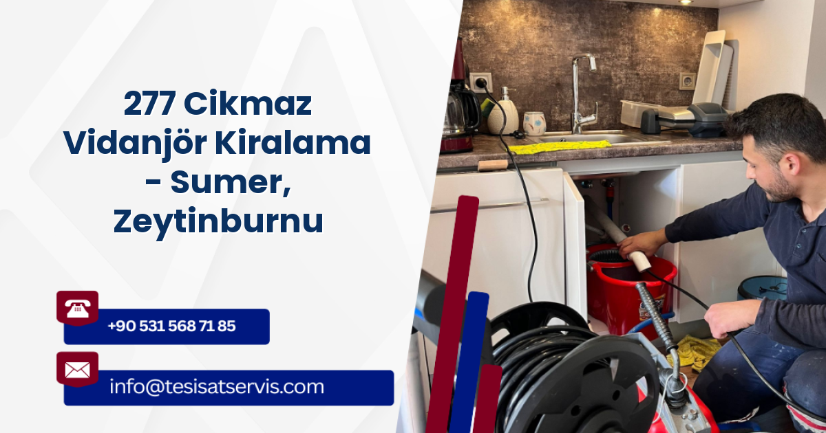 277 Cikmaz Vidanjör Kiralama - Sumer, Zeytinburnu