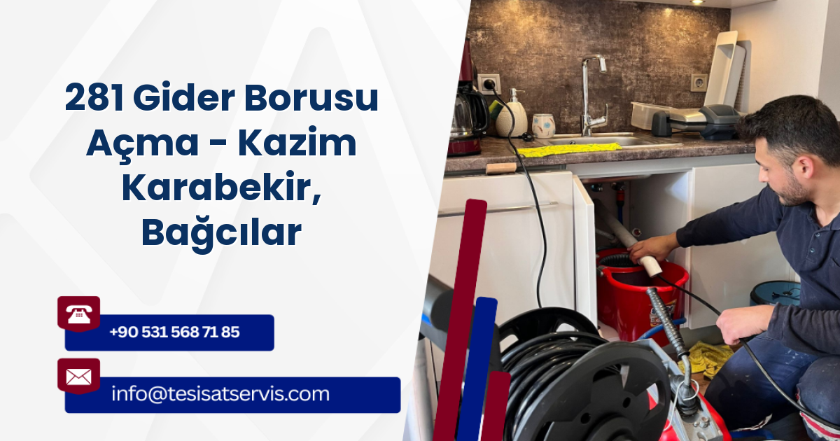 281 Gider Borusu Açma - Kazim Karabekir, Bağcılar
