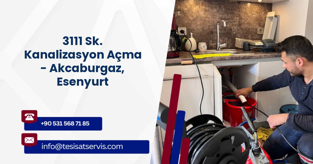 3111 Sk. Kanalizasyon Açma - Akcaburgaz, Esenyurt