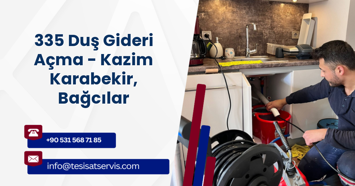 335 Duş Gideri Açma - Kazim Karabekir, Bağcılar