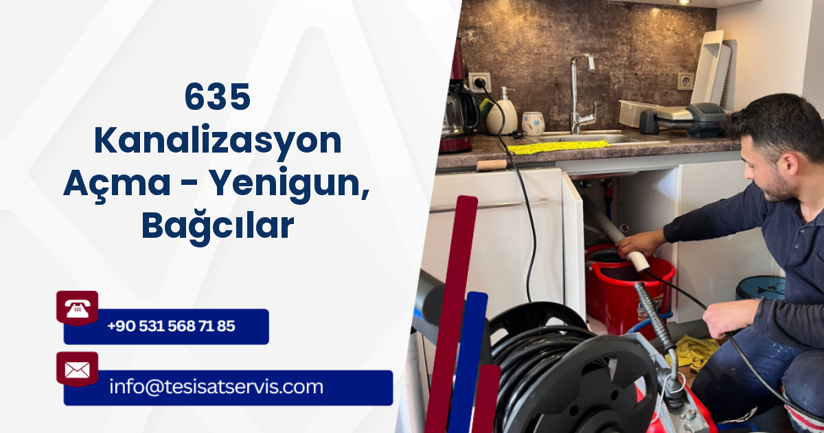 635 Kanalizasyon Açma - Yenigun, Bağcılar