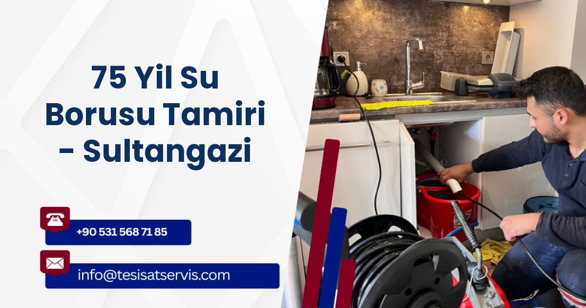 75 Yil Su Borusu Tamiri - Sultangazi