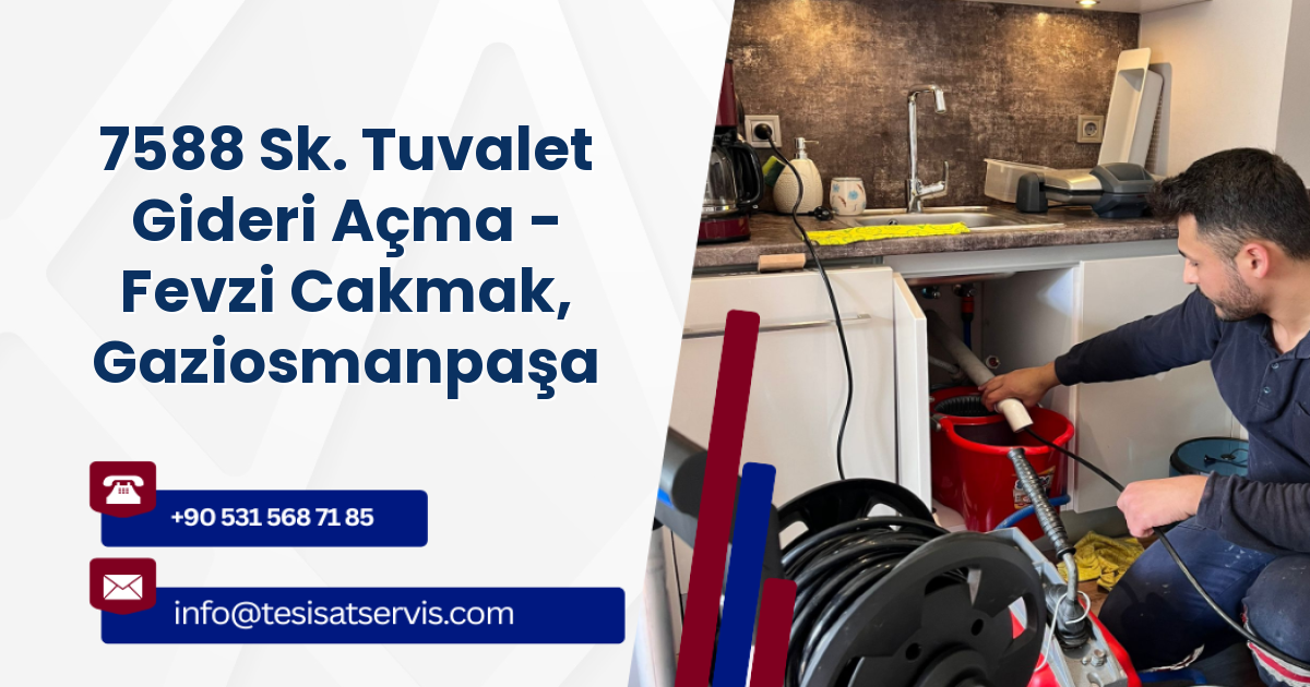 7588 Sk. Tuvalet Gideri Açma - Fevzi Cakmak, Gaziosmanpaşa