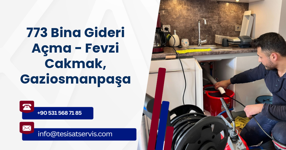 773 Bina Gideri Açma - Fevzi Cakmak, Gaziosmanpaşa