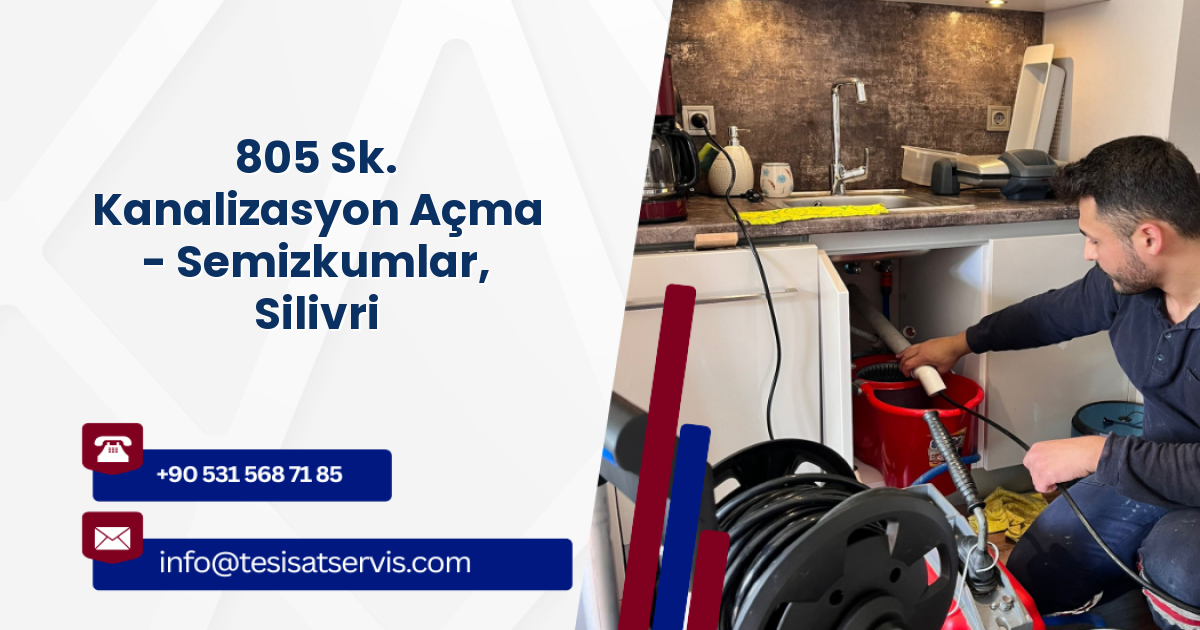 805 Sk. Kanalizasyon Açma - Semizkumlar, Silivri