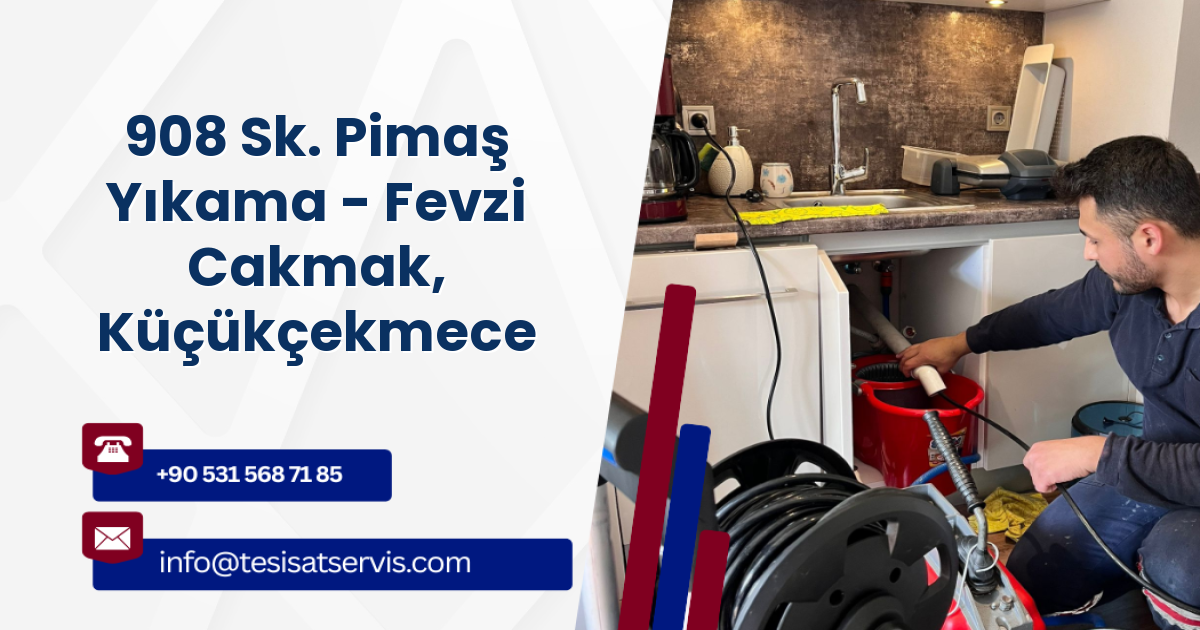 908 Sk. Pimaş Yıkama - Fevzi Cakmak, Küçükçekmece