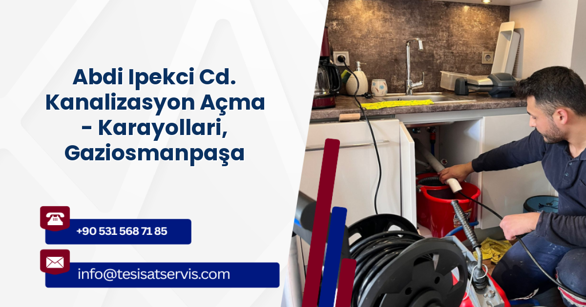 Abdi Ipekci Cd. Kanalizasyon Açma - Karayollari, Gaziosmanpaşa