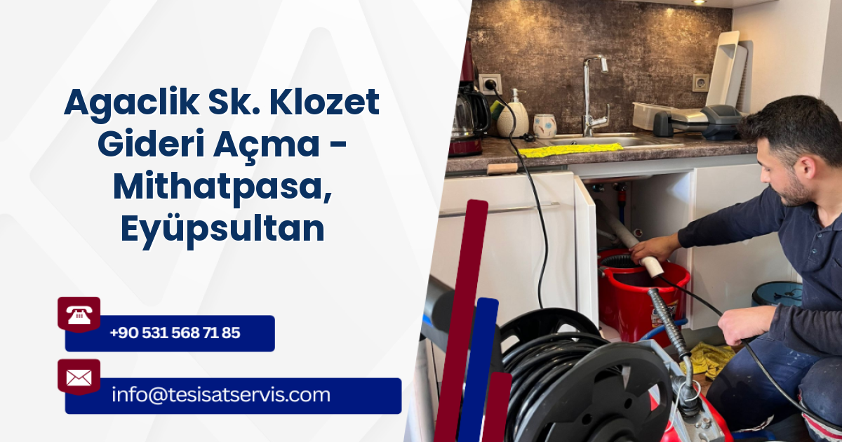 Agaclik Sk. Klozet Gideri Açma - Mithatpasa, Eyüpsultan