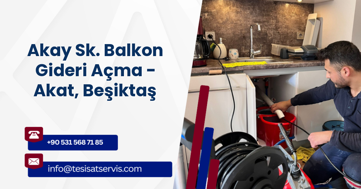 Akay Sk. Balkon Gideri Açma - Akat, Beşiktaş