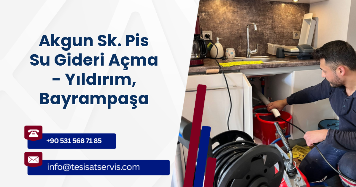 Akgun Sk. Pis Su Gideri Açma - Yıldırım, Bayrampaşa