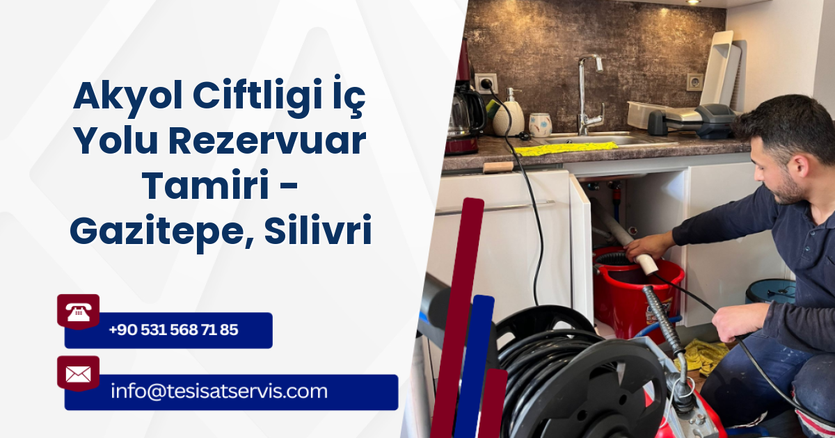 Akyol Ciftligi İç Yolu Rezervuar Tamiri - Gazitepe, Silivri