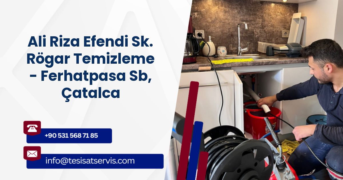 Ali Riza Efendi Sk. Rögar Temizleme - Ferhatpasa Sb, Çatalca