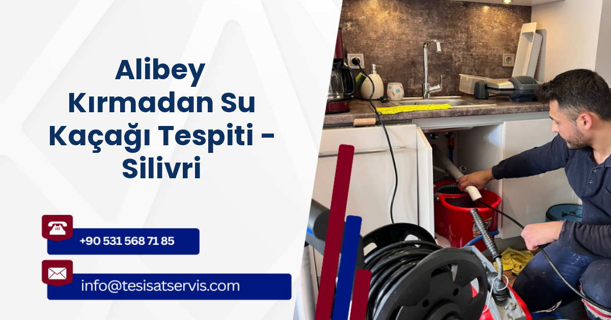 Alibey Kırmadan Su Kaçağı Tespiti - Silivri