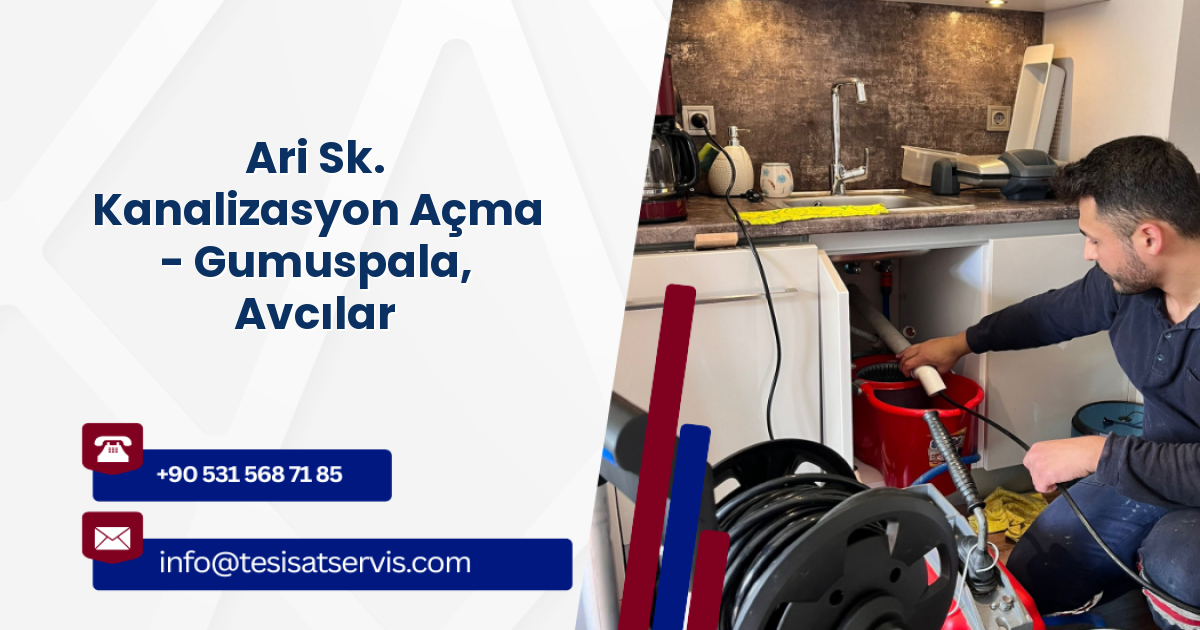 Ari Sk. Kanalizasyon Açma - Gumuspala, Avcılar
