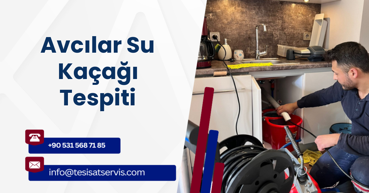 Avcılar Su Kaçağı Tespiti