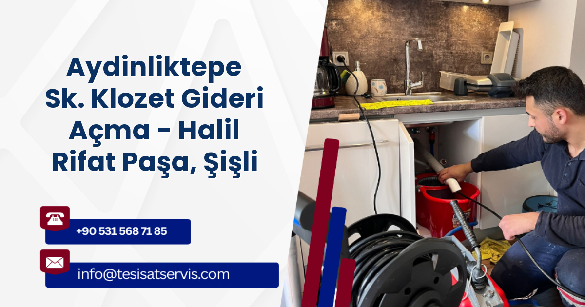 Aydinliktepe Sk. Klozet Gideri Açma - Halil Rifat Paşa, Şişli