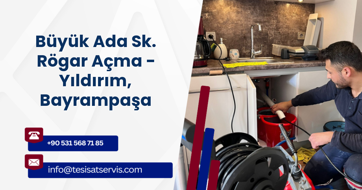 Büyük Ada Sk. Rögar Açma - Yıldırım, Bayrampaşa