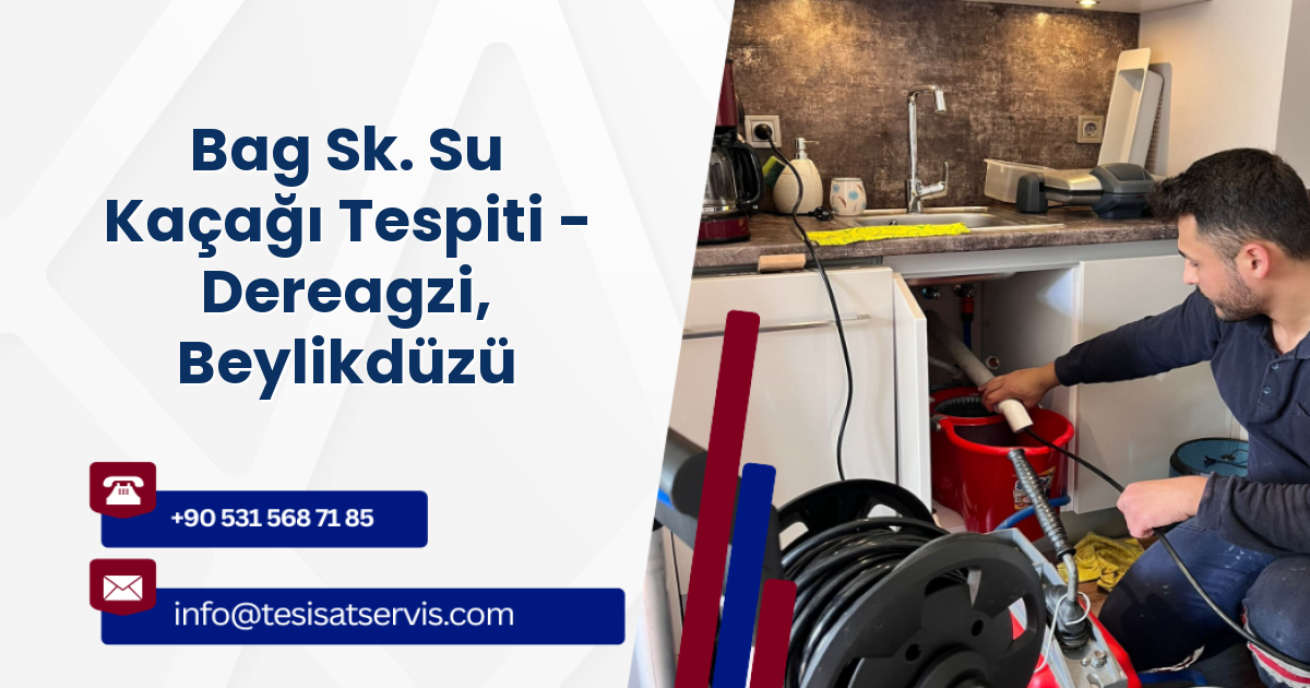 Bag Sk. Su Kaçağı Tespiti - Dereagzi, Beylikdüzü
