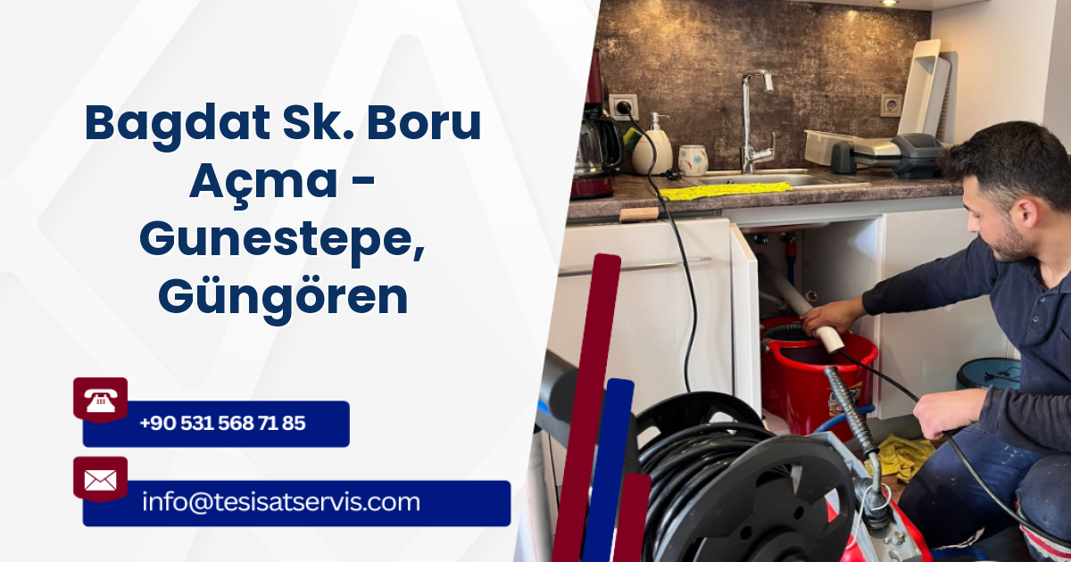 Bagdat Sk. Boru Açma - Gunestepe, Güngören