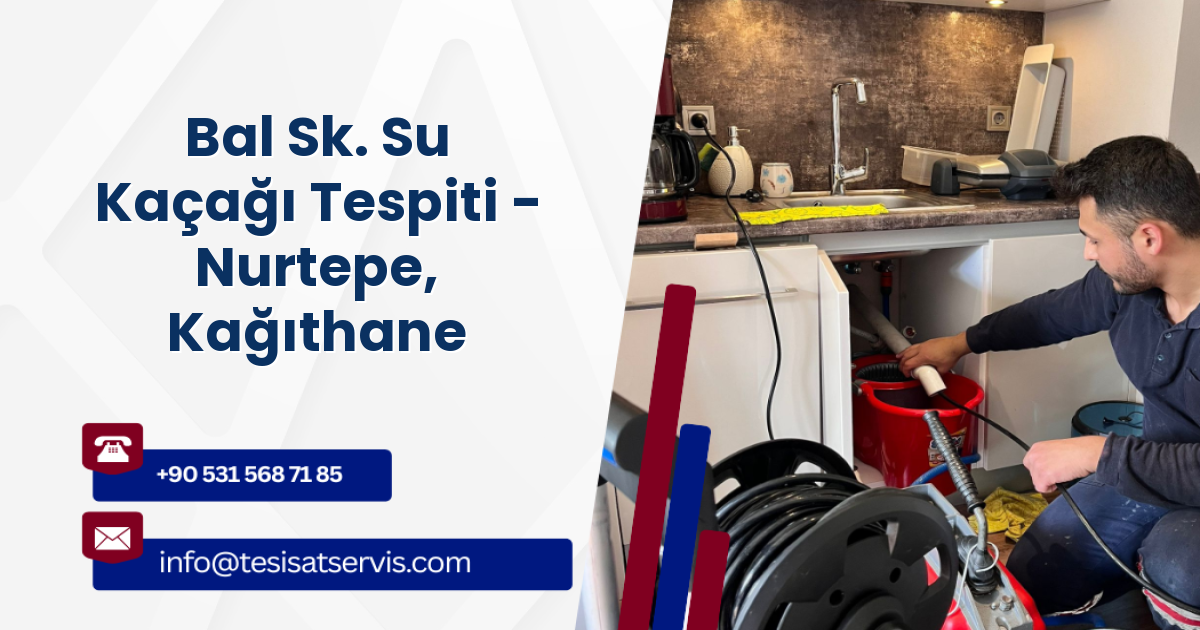 Bal Sk. Su Kaçağı Tespiti - Nurtepe, Kağıthane