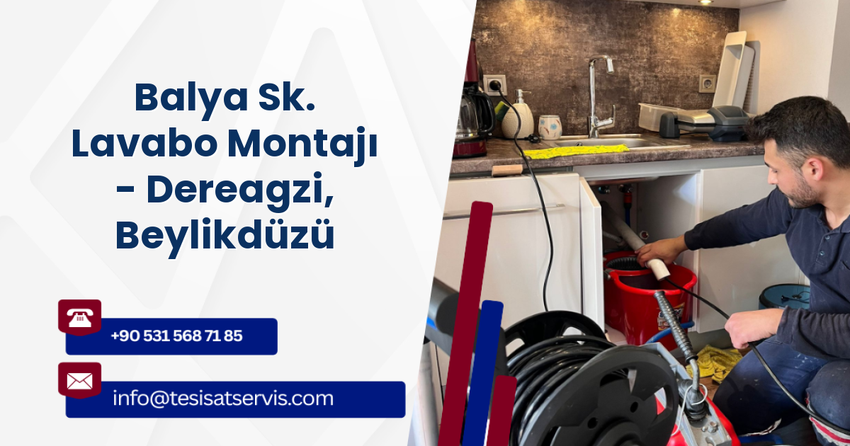 Balya Sk. Lavabo Montajı - Dereagzi, Beylikdüzü