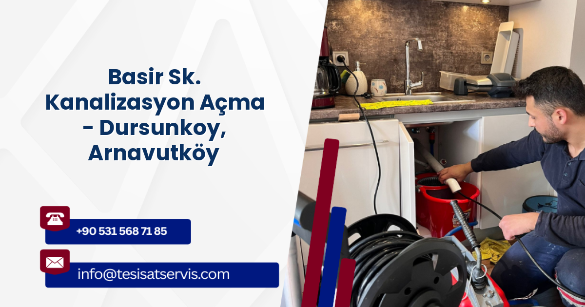 Basir Sk. Kanalizasyon Açma - Dursunkoy, Arnavutköy