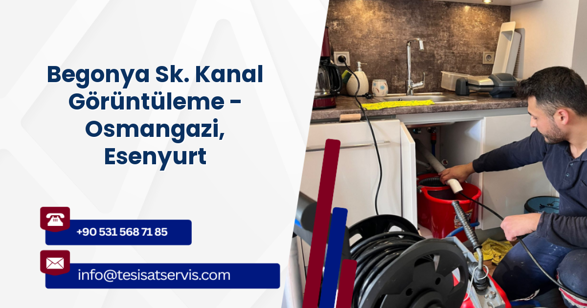 Begonya Sk. Kanal Görüntüleme - Osmangazi, Esenyurt