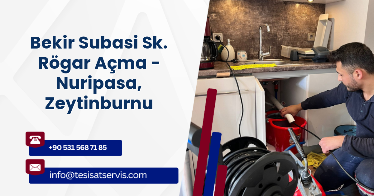 Bekir Subasi Sk. Rögar Açma - Nuripasa, Zeytinburnu