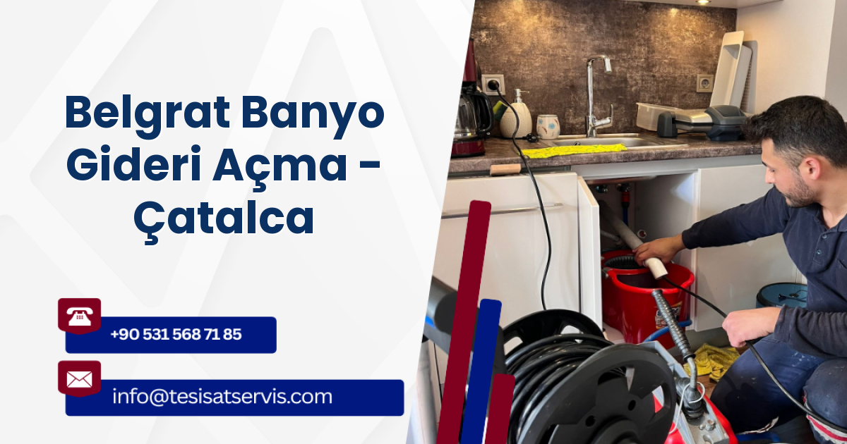 Belgrat Banyo Gideri Açma - Çatalca
