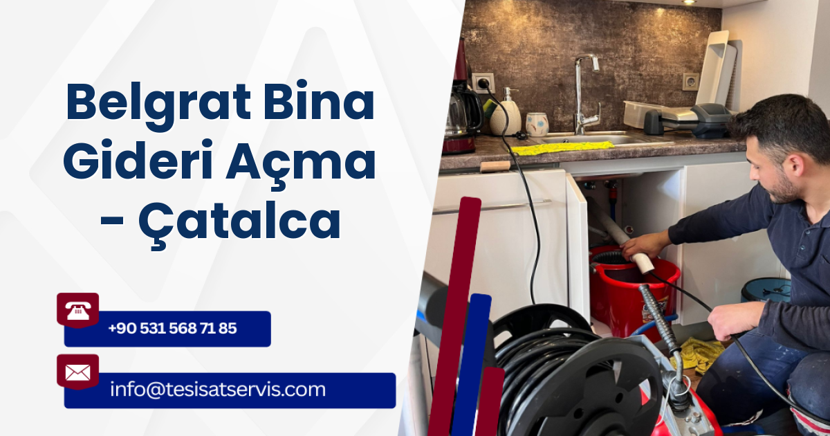 Belgrat Bina Gideri Açma - Çatalca