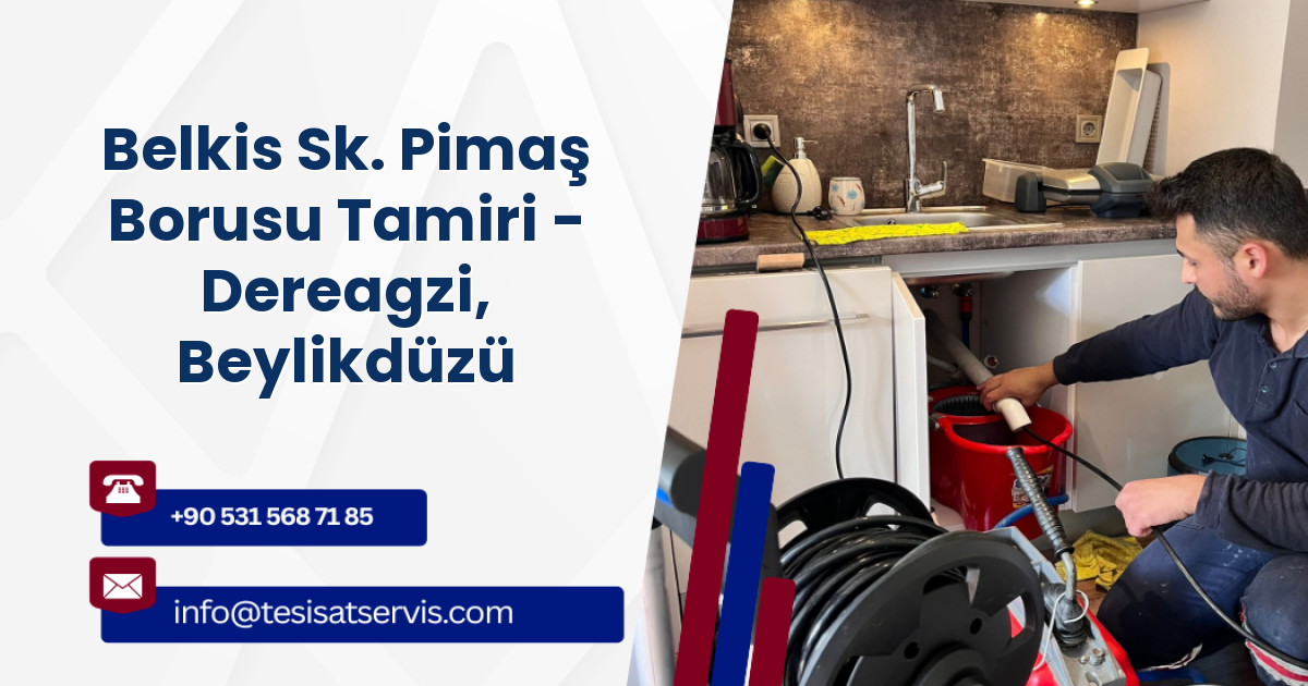 Belkis Sk. Pimaş Borusu Tamiri - Dereagzi, Beylikdüzü