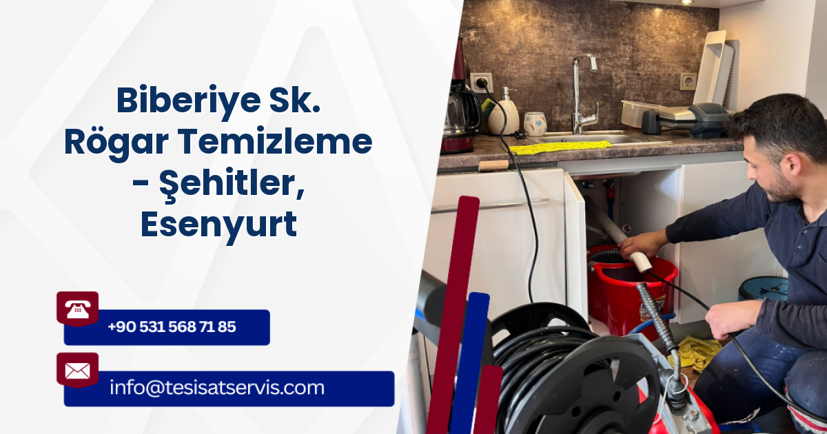 Biberiye Sk. Rögar Temizleme - Şehitler, Esenyurt