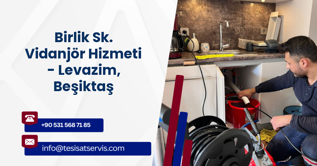 Birlik Sk. Vidanjör Hizmeti - Levazim, Beşiktaş