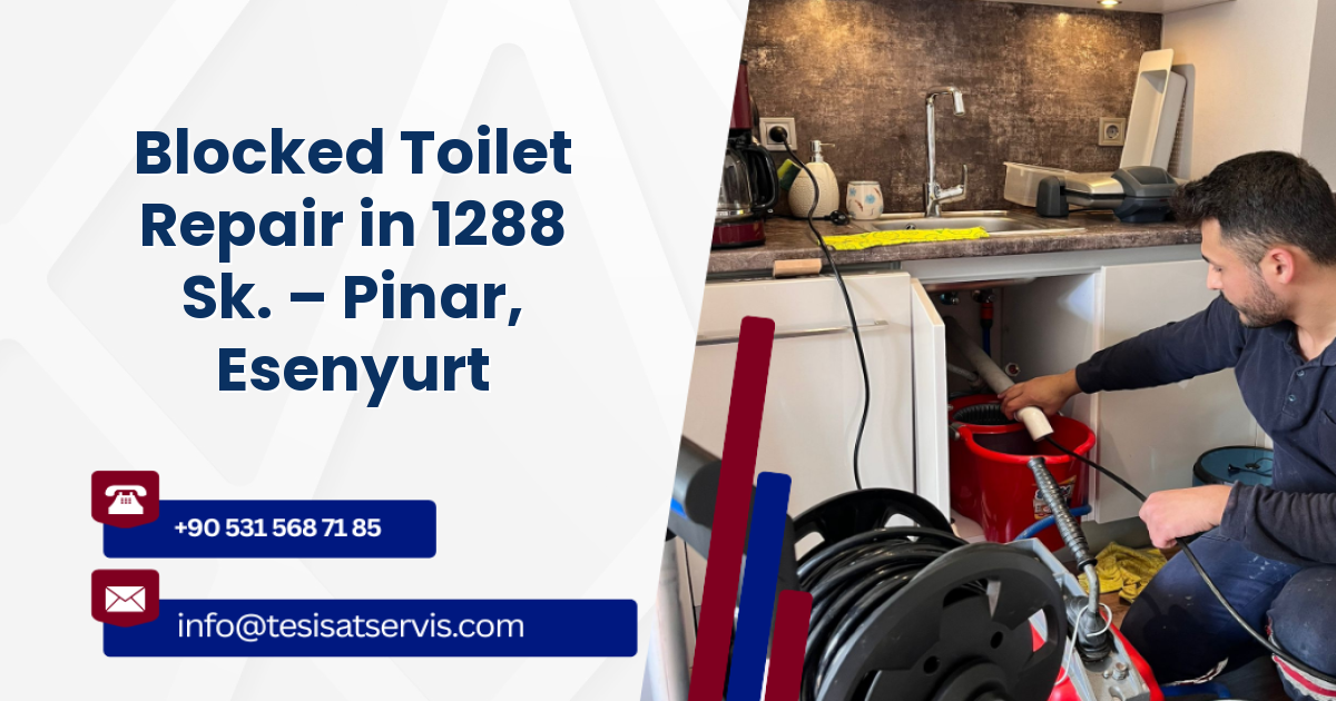 Blocked Toilet Repair in 1288 Sk. – Pinar, Esenyurt