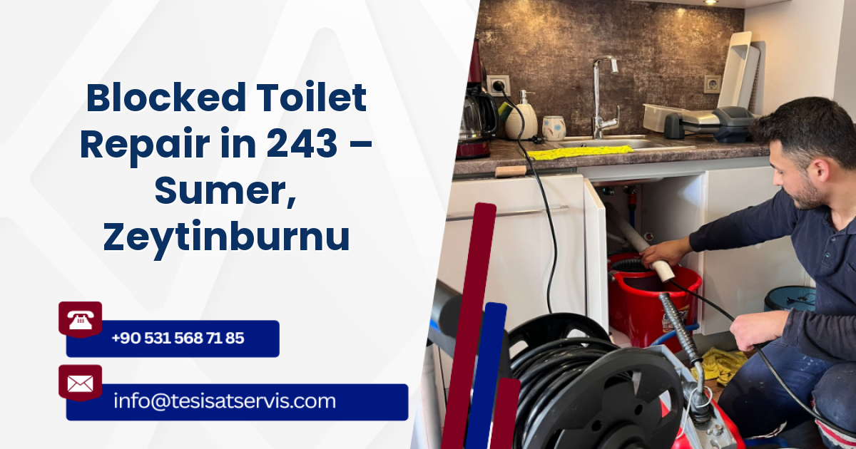 Blocked Toilet Repair in 243 – Sumer, Zeytinburnu