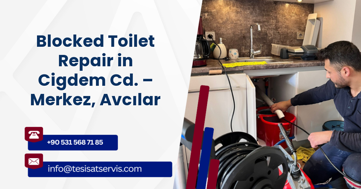 Blocked Toilet Repair in Cigdem Cd. – Merkez, Avcılar