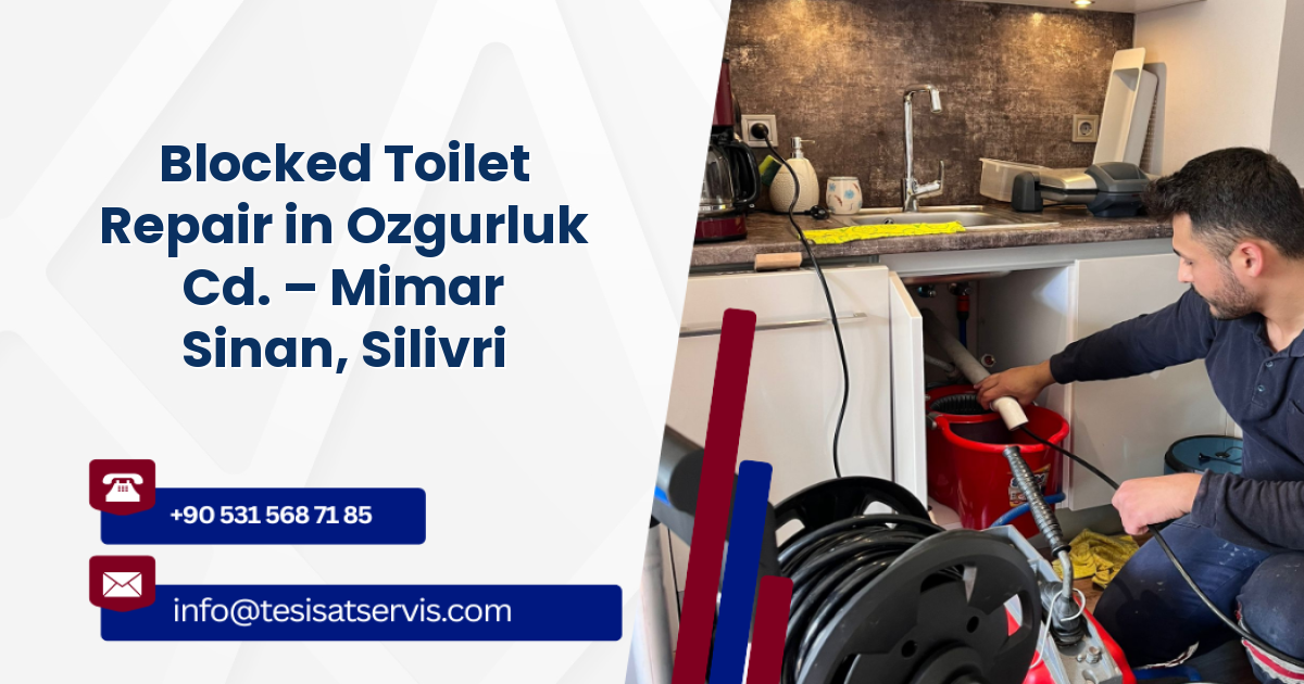Blocked Toilet Repair in Ozgurluk Cd. – Mimar Sinan, Silivri