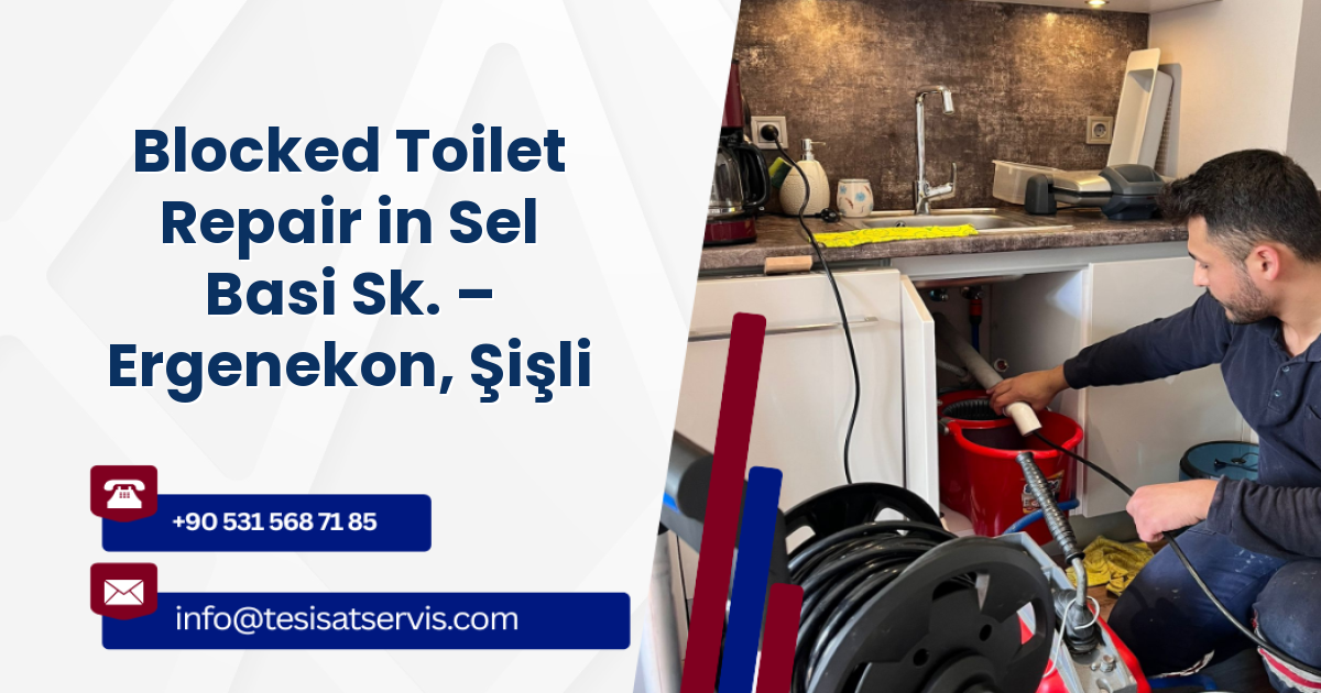 Blocked Toilet Repair in Sel Basi Sk. – Ergenekon, Şişli