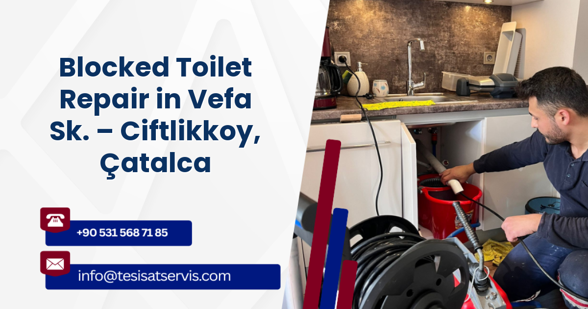 Blocked Toilet Repair in Vefa Sk. – Ciftlikkoy, Çatalca
