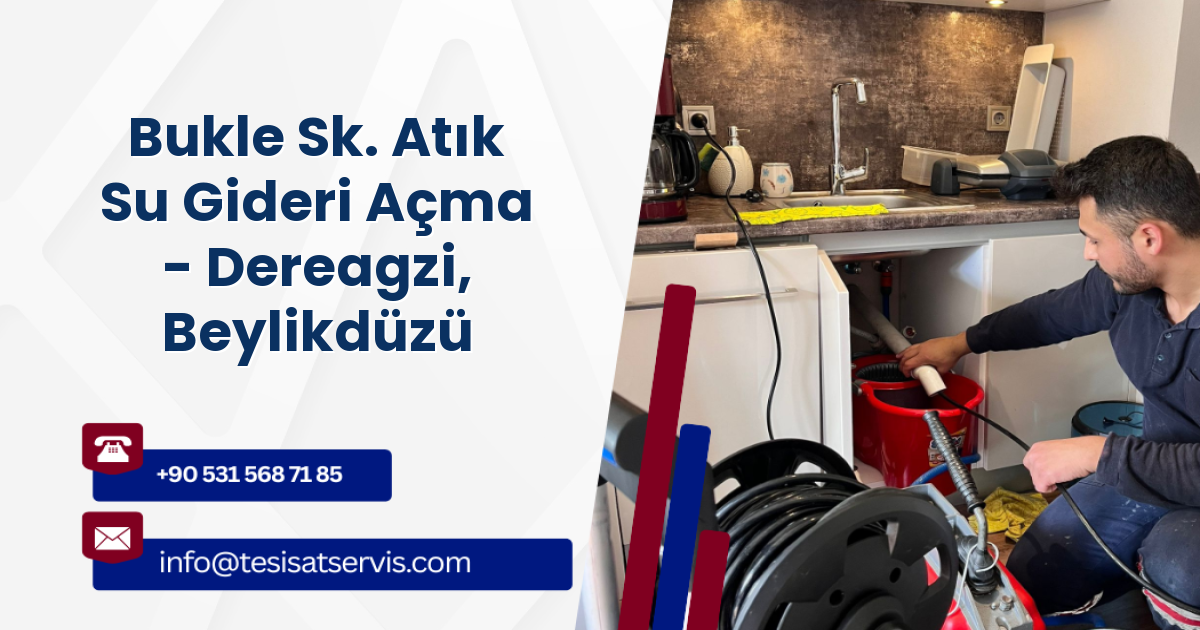 Bukle Sk. Atık Su Gideri Açma - Dereagzi, Beylikdüzü